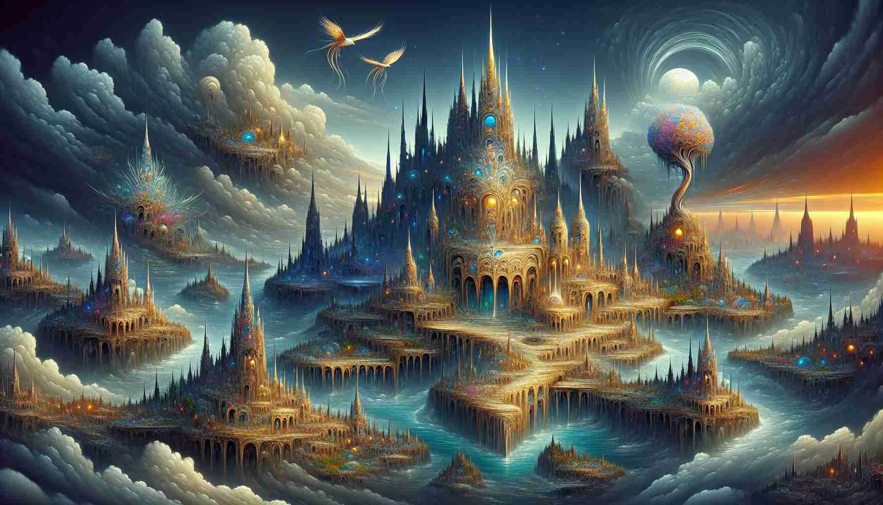 Create a hyper-realistic high-definition illustration of an imaginary realm known as 'Duchy of New Eden', envisage this as a fresh narrative from an unknown creative establishment