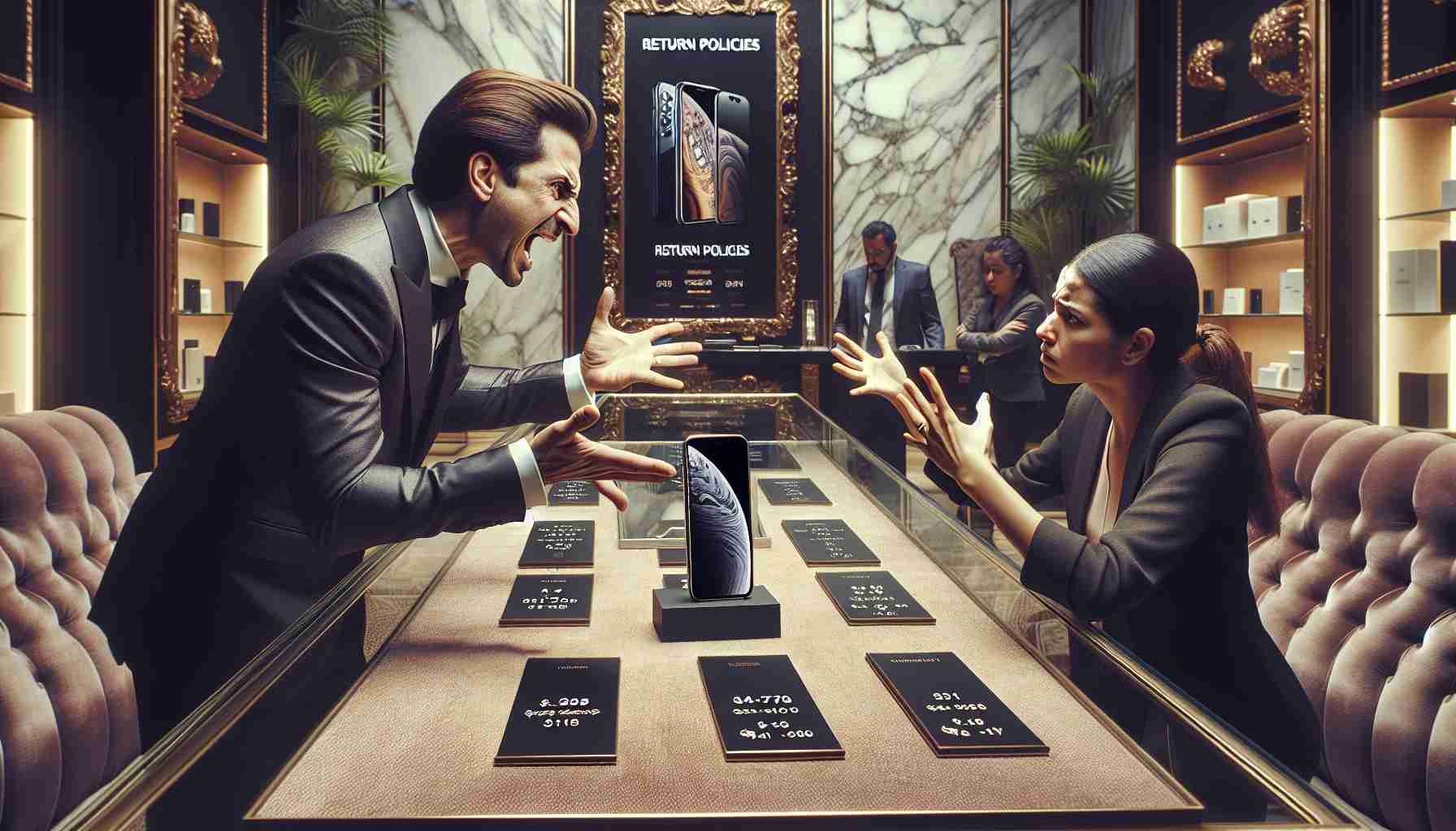 Title: Luxury Phone Purchase Dispute Highlights Varied Return Policies Title: Luxury Phone Purchase Dispute Highlights Varied Return Policies