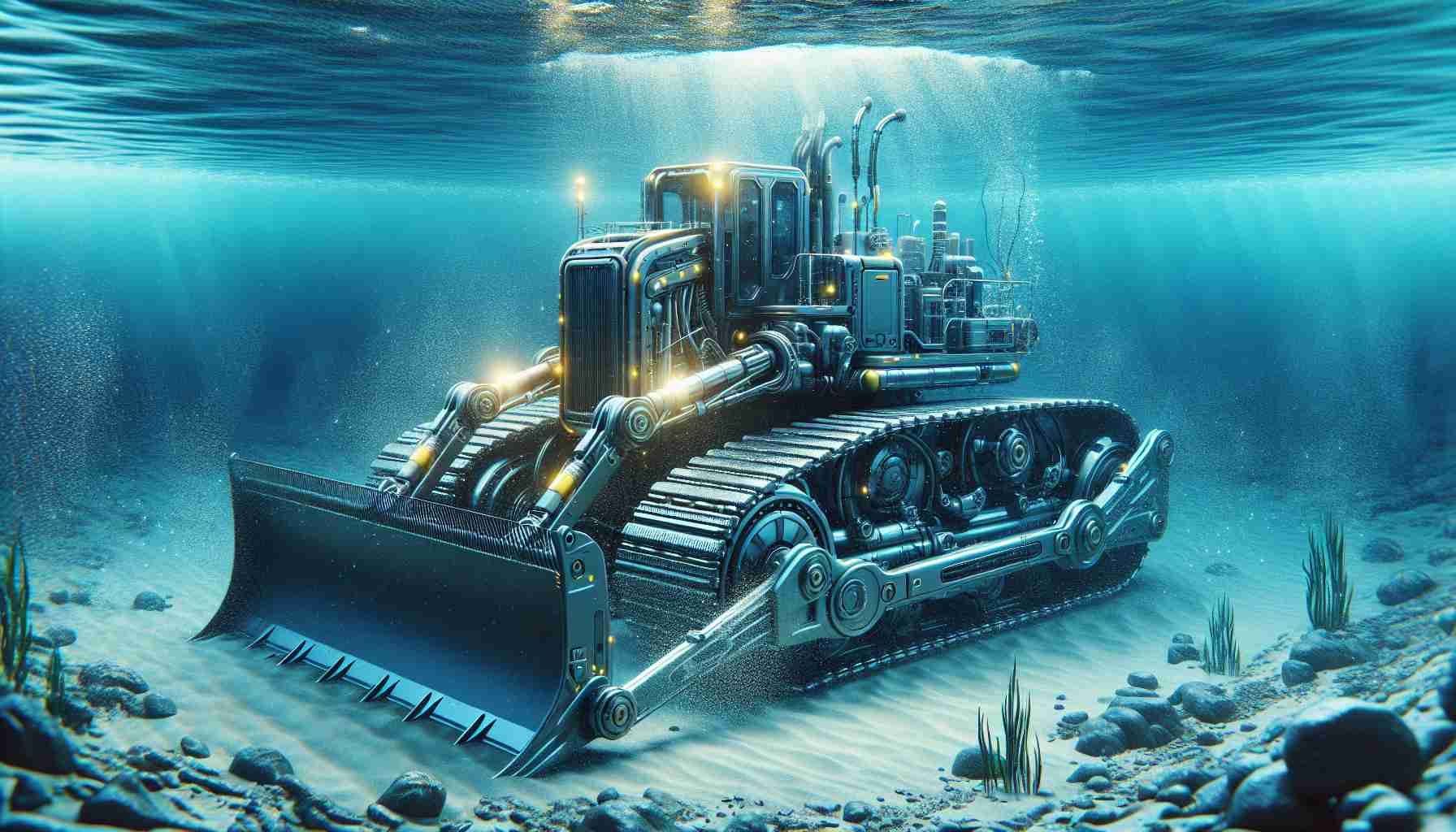 Revolutionary Underwater Technology! Autonomous Bulldozer Transforms Construction! 