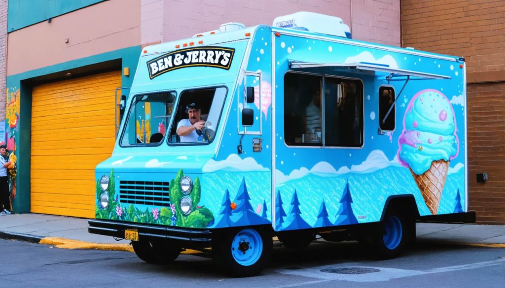 The Sweet Revolution: Ben & Jerry’s Electrifying New Ice Cream Truck Rolls Into America