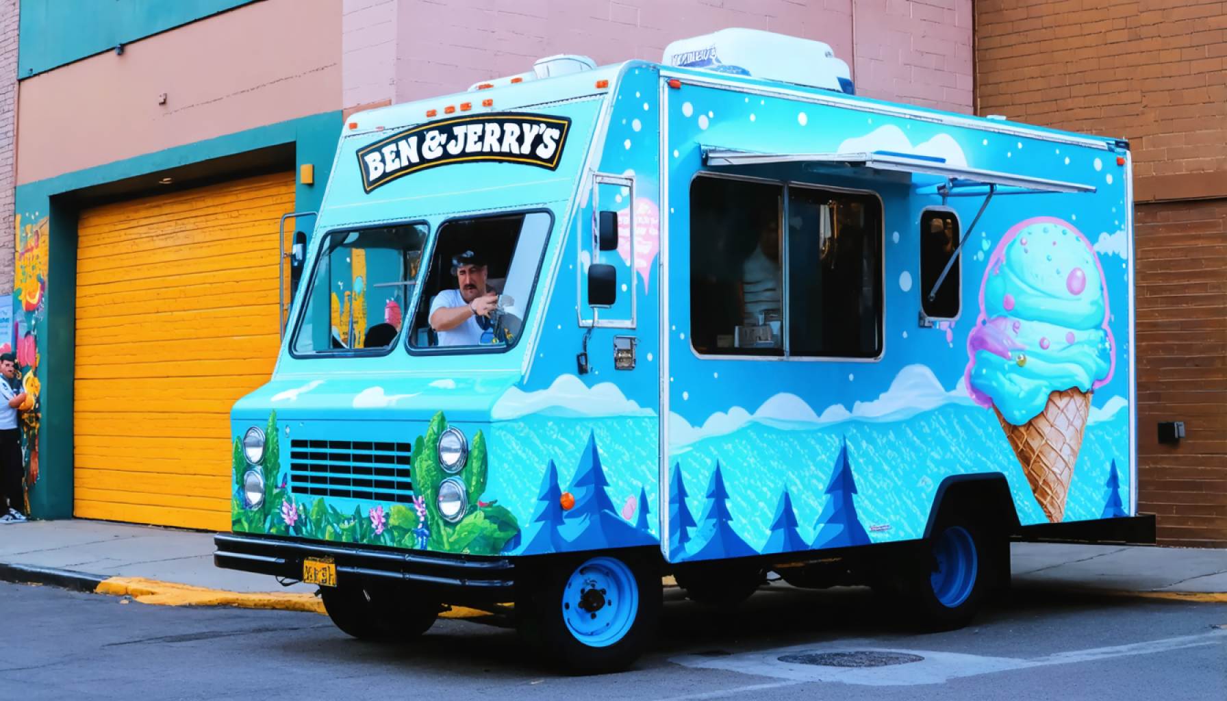 The Sweet Revolution: Ben & Jerry's Electrifying New Ice Cream Truck Rolls Into America