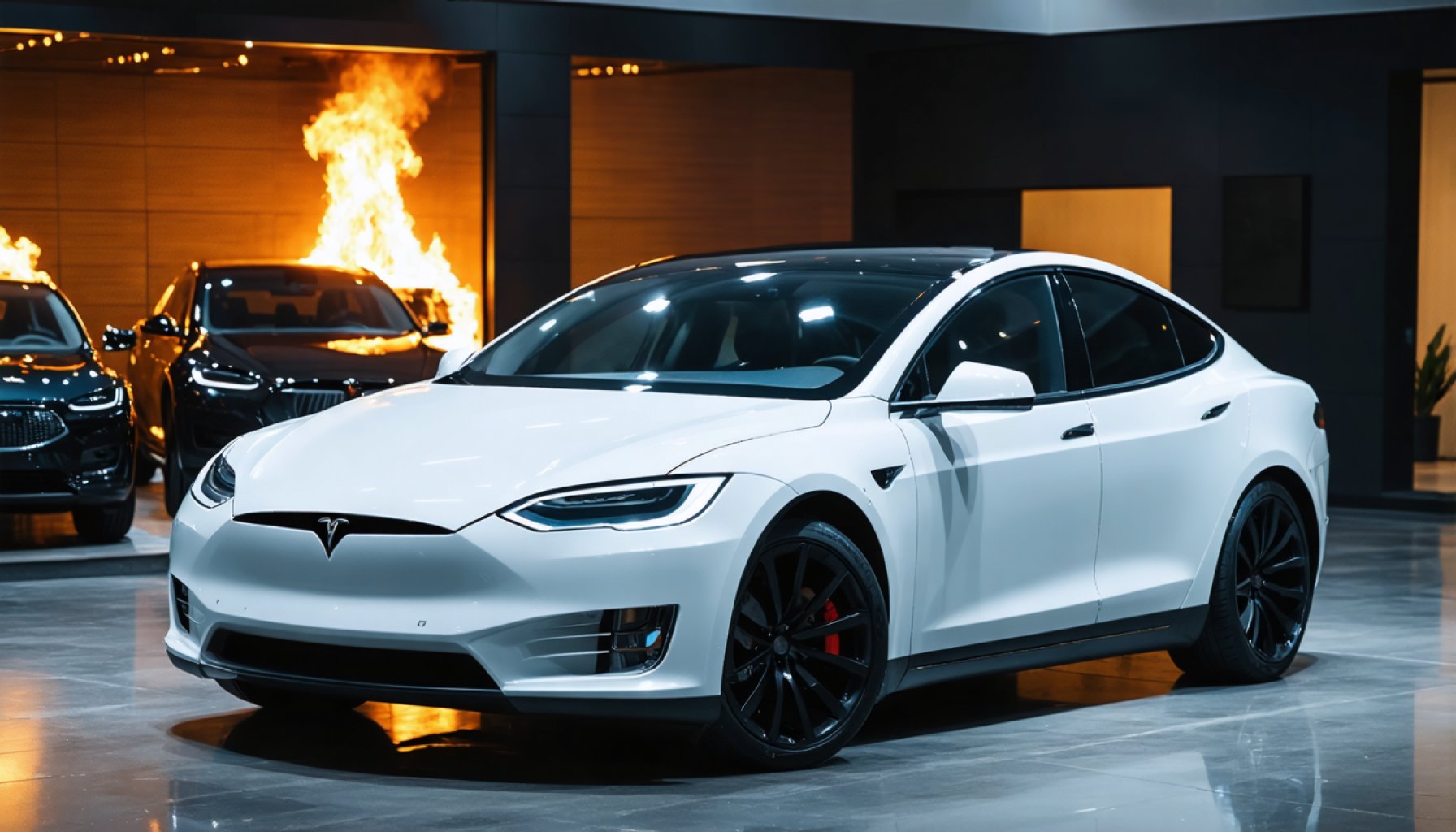 FBI Intensifies Hunt for Suspects in Mysterious Tesla Showroom Incendiary Incident