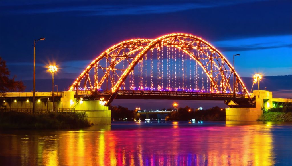 The Night the Sky Lit Up: Unveiling the Explosive Transformation of Peoria’s McClugage Bridge